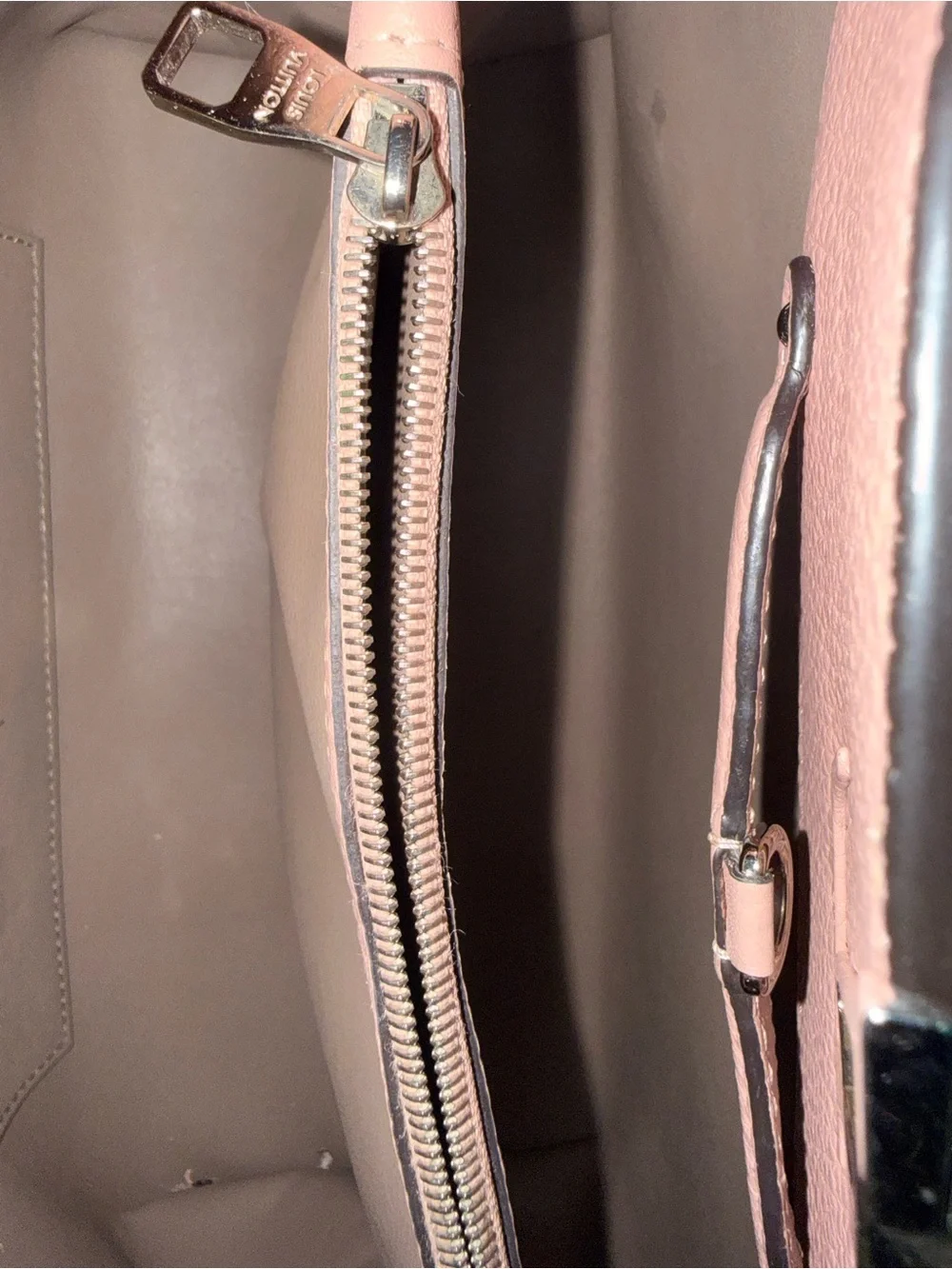Louis Vuitton Blush Pink Capucines bag